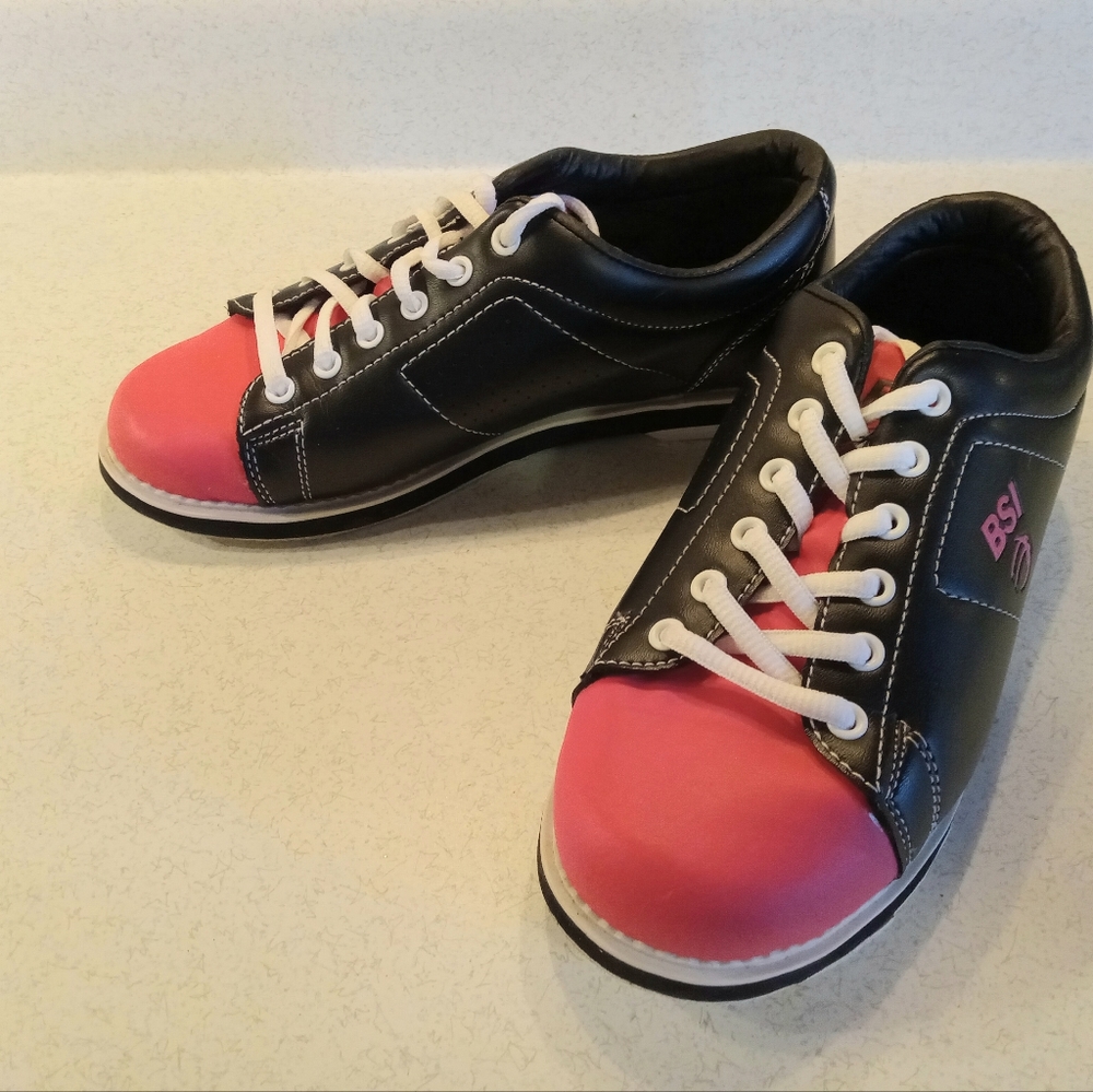 BSI Classic Bowling Shoes Pink Black Size 6 US Women's
